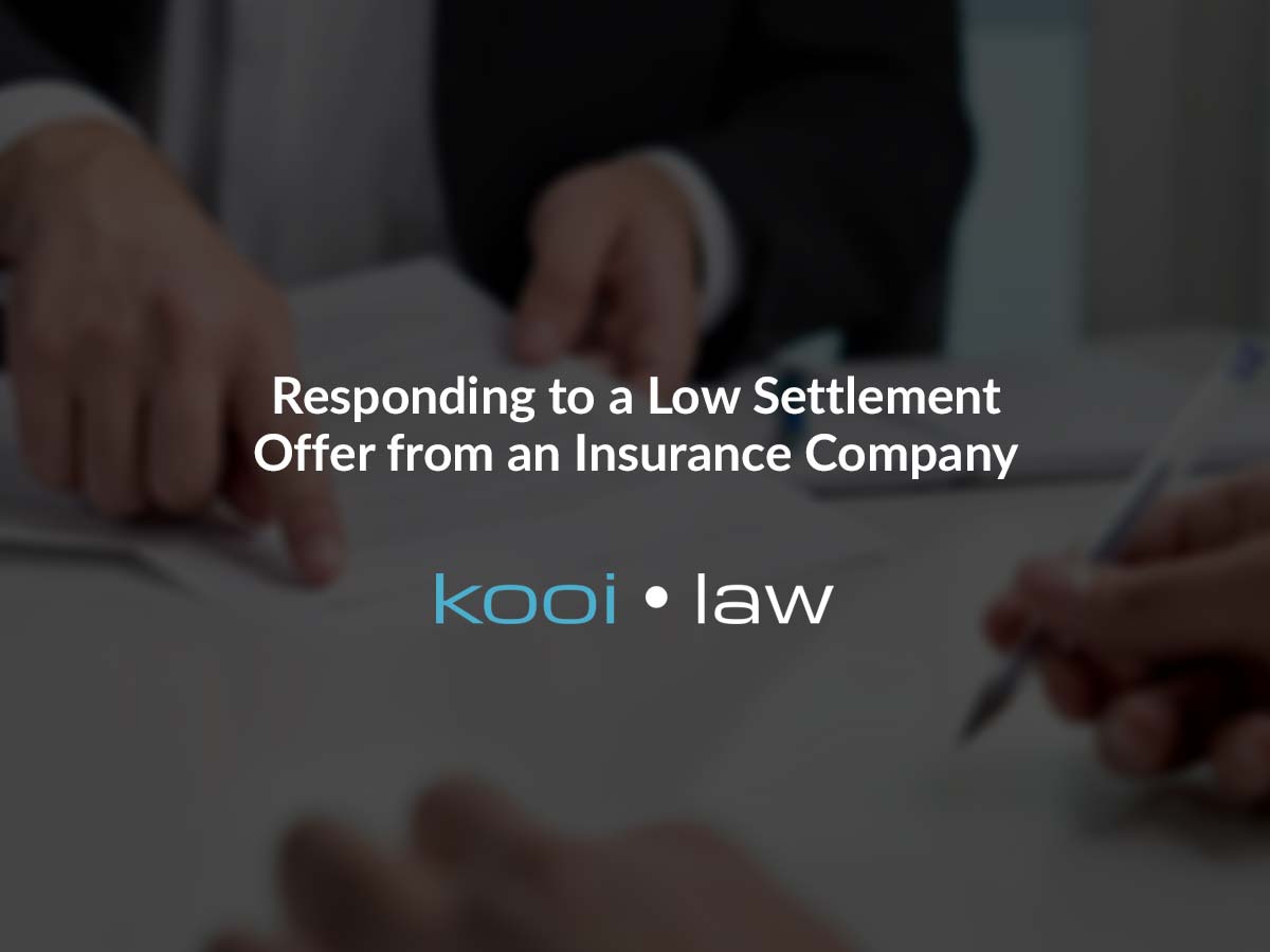 Responding to a Low Settlement Offer from an Insurance Company