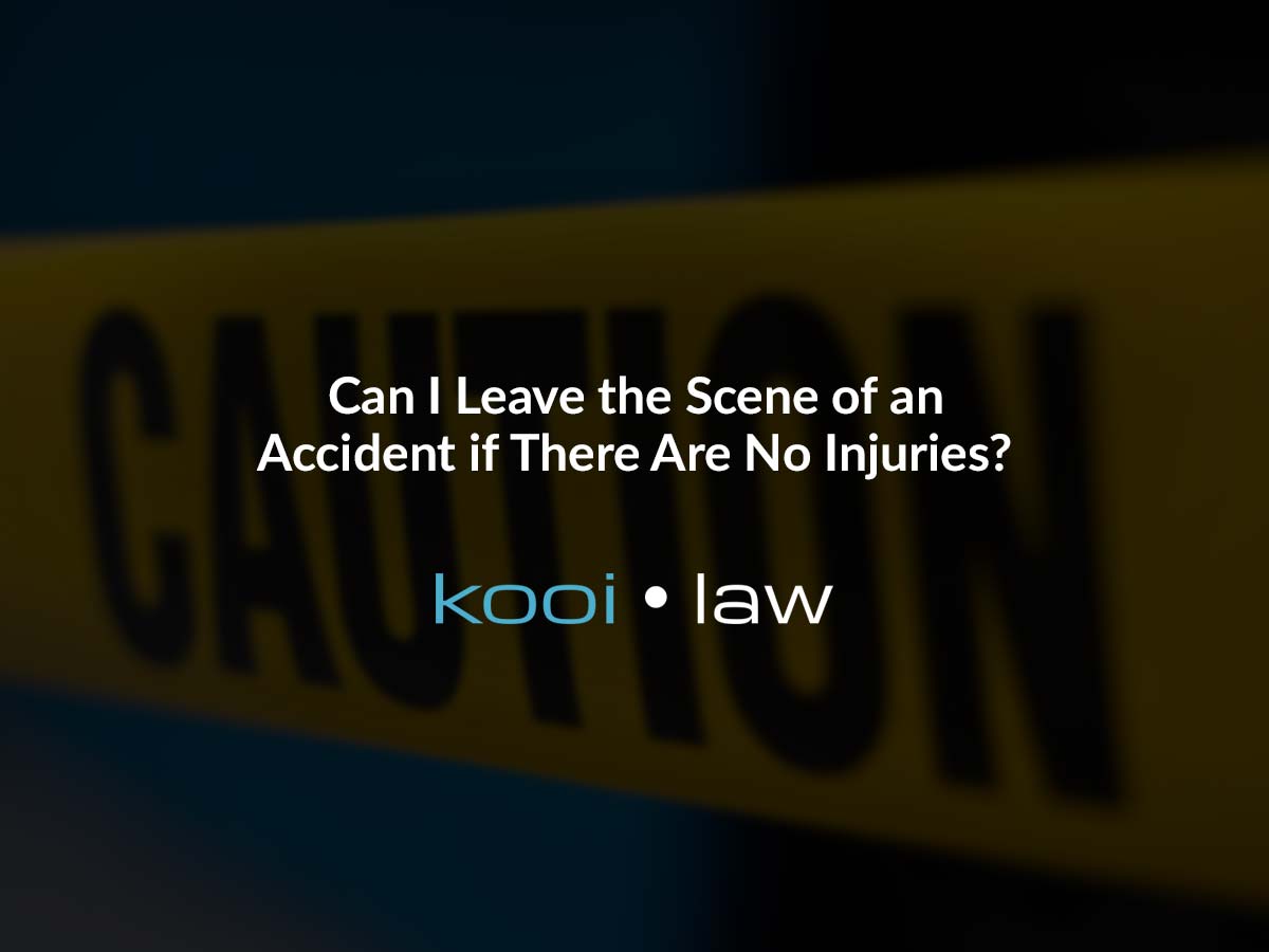 Can I Leave the Scene of an Accident if There Are No Injuries?