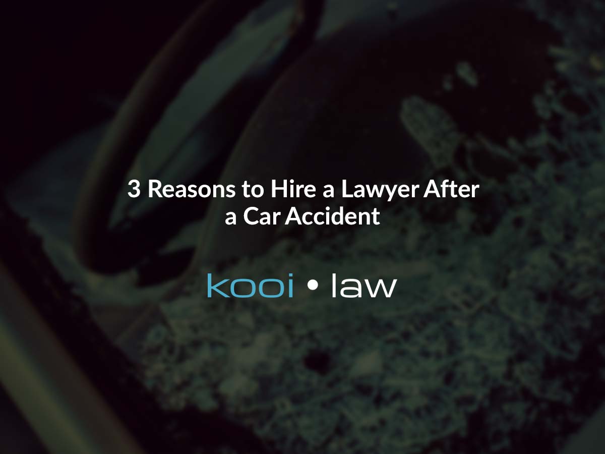 3 Reasons to Hire a Lawyer After a Car Accident